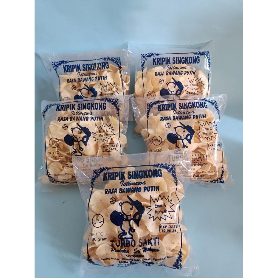 

Ccf Paket Berlima (Isi 5 Bks) Keripik Singkong Khas Manding Sumenep Madura Cemilan/Makanan Ringan/Snack Rasa Bawang Dan Pedas Manis Enak Murah Gurih Renyah
