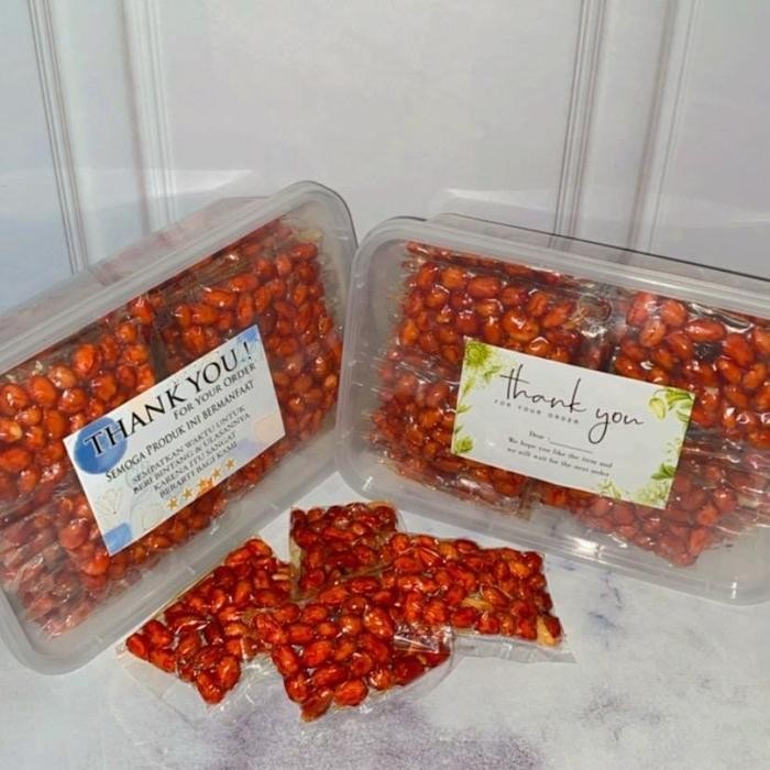 

Ccf Bisa Cod Kacang Balado Isi 20, 30, 40 Pcs Cemilan Merah Food Snacks Asin Pedas Manis Halal Sertifikasi Spp-Irt