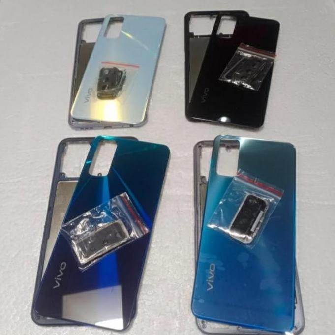 Casing Kesing Fullset Vivo Y20 Y20S Y20I Y12S Bazel + Backdoor Ori MURAH