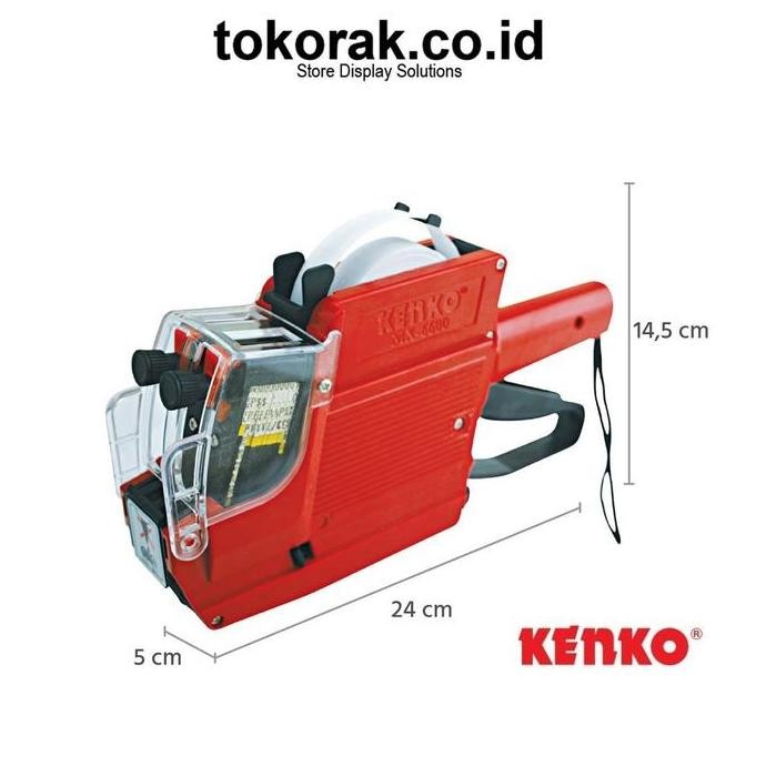 

NS PRICE LABELLER MX-6600A KENKO MESIN ALAT LABEL HARGA 2 BARIS