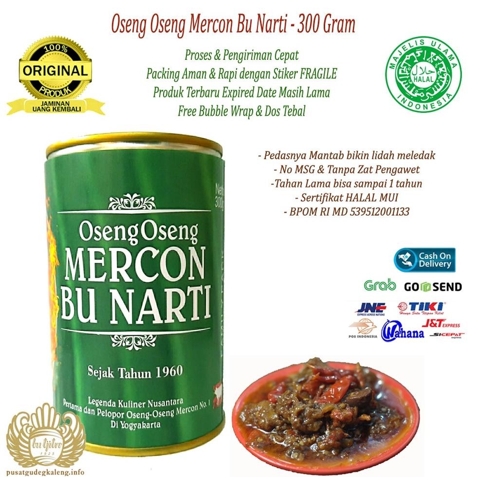 

Oseng Oseng Mercon Bu Narti Khas Jogja - 300Gram Terbaru