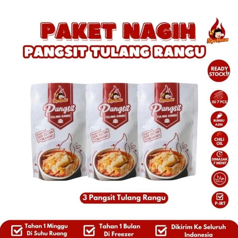 

Paket Bundling 3 Pangsit Nyai Mercon (Pangsit Tulang Rangu, Pangsit Ayam Keju, Pangsit ) Terbaru