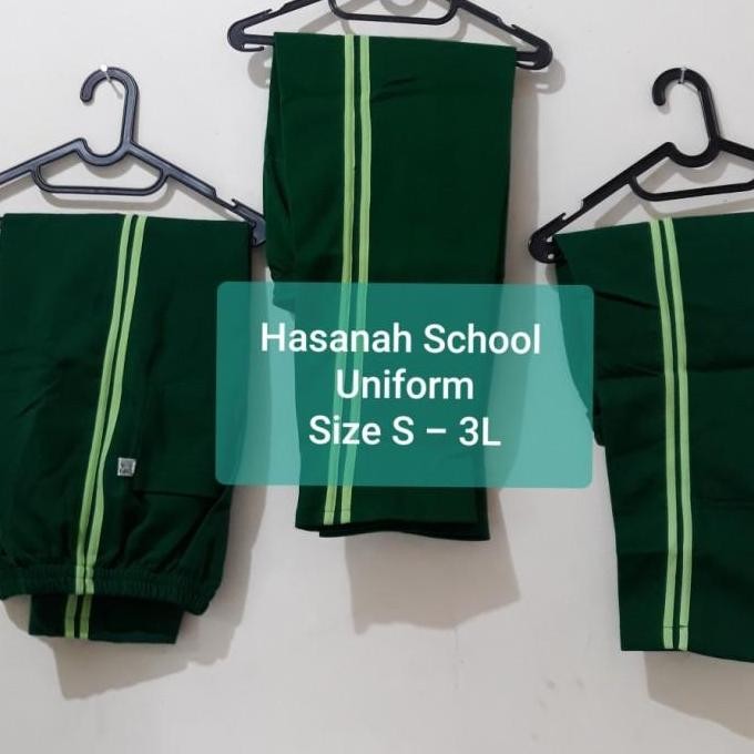 (Allthebest) Seragam Sekolah SD Al Azhar " CELANA TRAINING " Uk. XS - 10 L