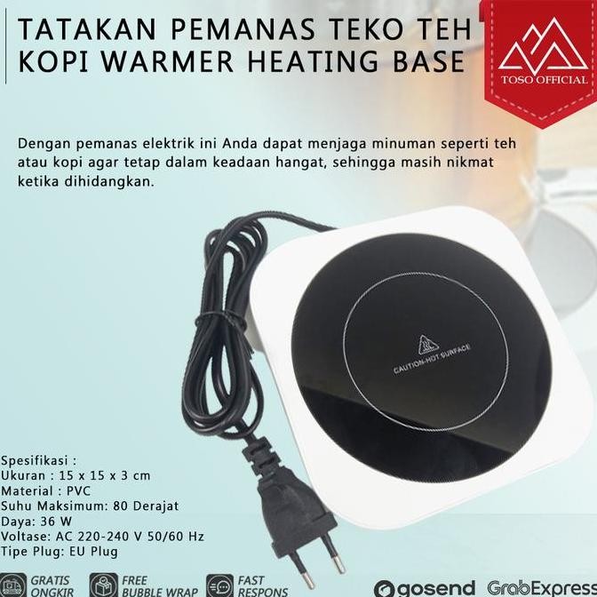 PEMANAS ELEKTRIK COFFEE CUP WARMER PENGHANGAT MINUMAN PEMANAS KOPI TEH