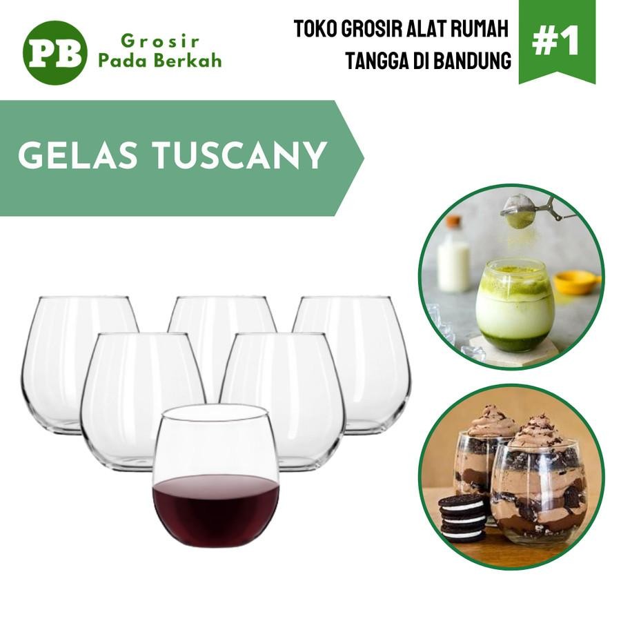 Gelas Tuscany Citinova Gelas Kaca Kecil Gelas Wine kaca Gelas Kaca Isi 6 Pcs