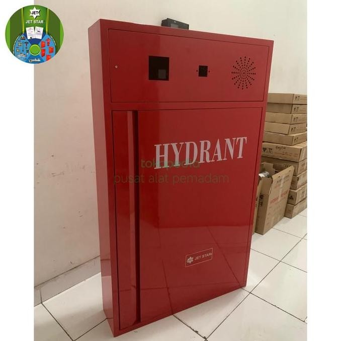 Hydrant Box B Indoor Jet Star 125X75X18Cm Komplit Isi Co