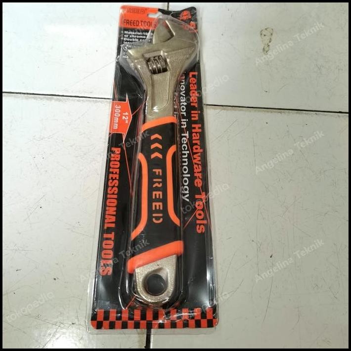 kunci Inggris 12" freed karet /kunci inggris 12" karet Freed