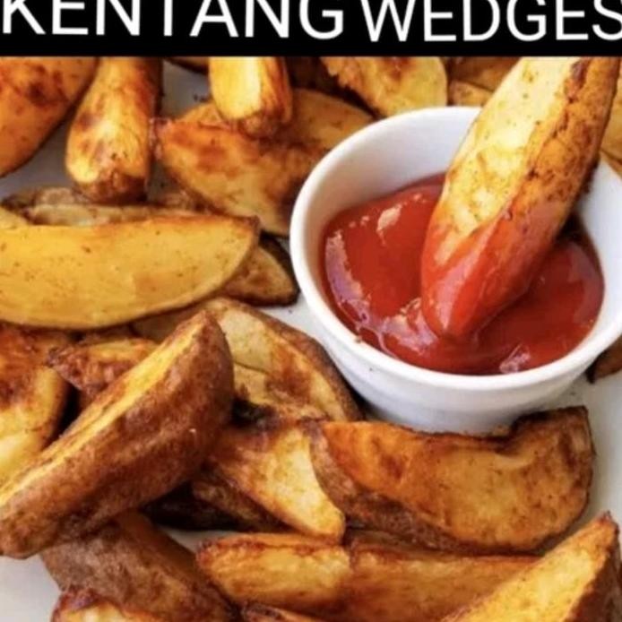 

Kentang Wedges 2,5Kg. Kentang Goreng Wedges.Kentang Frozen Wedges Pasti Promo