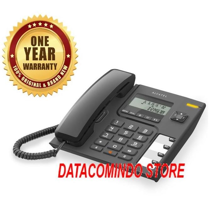 Promo Telepon Single Line Alcatel T56 - HITAM COD