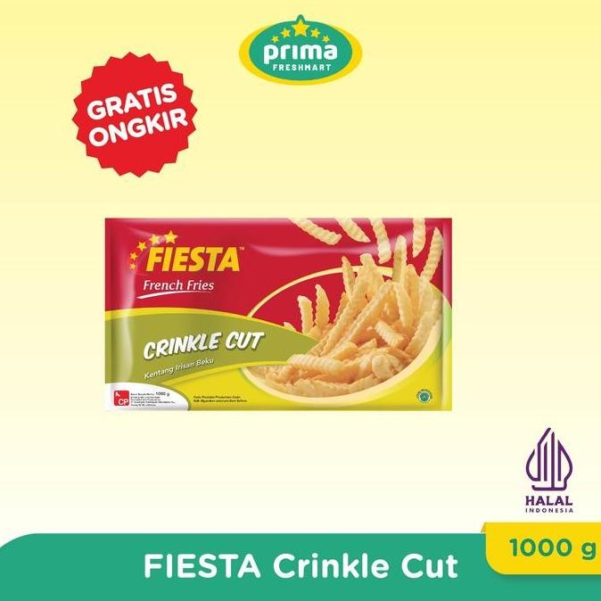 

Fiesta Kentang Crinkle Cut 1 Kg Terlaris