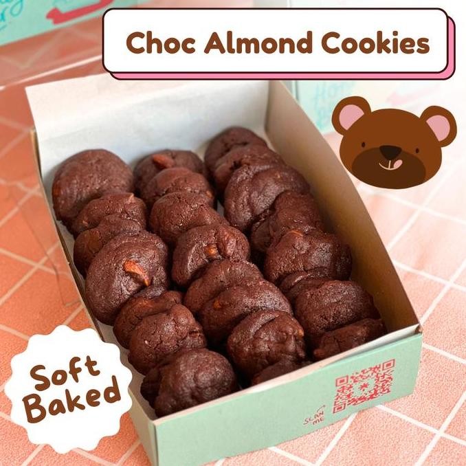 

Cookies Chocolate Almond Soft Baked 18 Pcs Kukis Coklat Almond Lembut Stok Terbatas