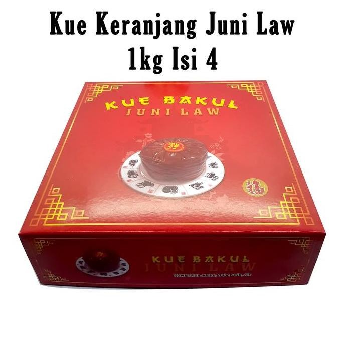 

Kue Keranjang Juni Law Spesial Imlek 1kg Isi 4 Kue Tradisional Stok Terbatas