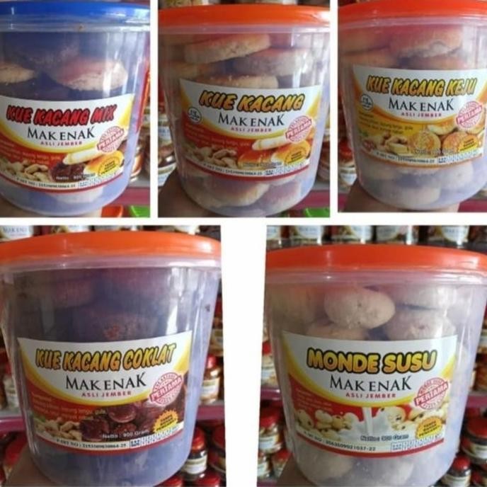

Kue Kacang Keju Coklat Mak Enk Jember - Kue Kering Gurih Manis Stok Terbatas