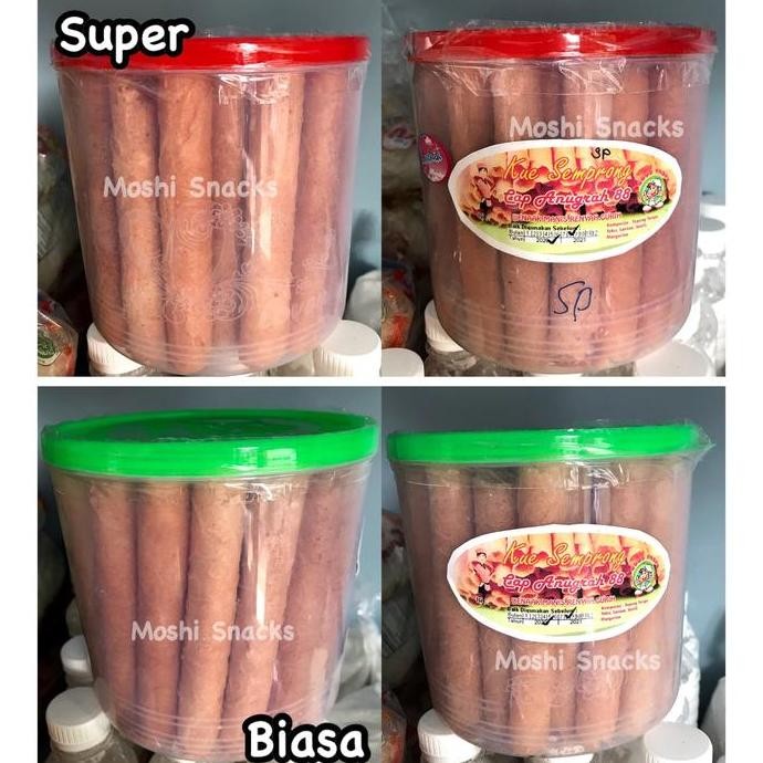 

Kue Semprong Gulung Super Isi 37 Roll Anugerah 88 Toples Asli Bangka Stok Terbatas