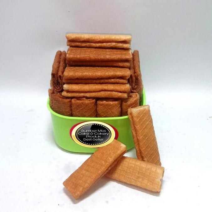 

Kue Semprong Lipat Dompet 1 Kg Kue Kering Bangka Renyah Stok Terbatas