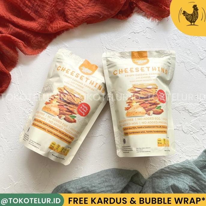 

Ladang Lima Cheesethins Cookies 100gr - Gluten Free Camilan Keju Stok Terbatas