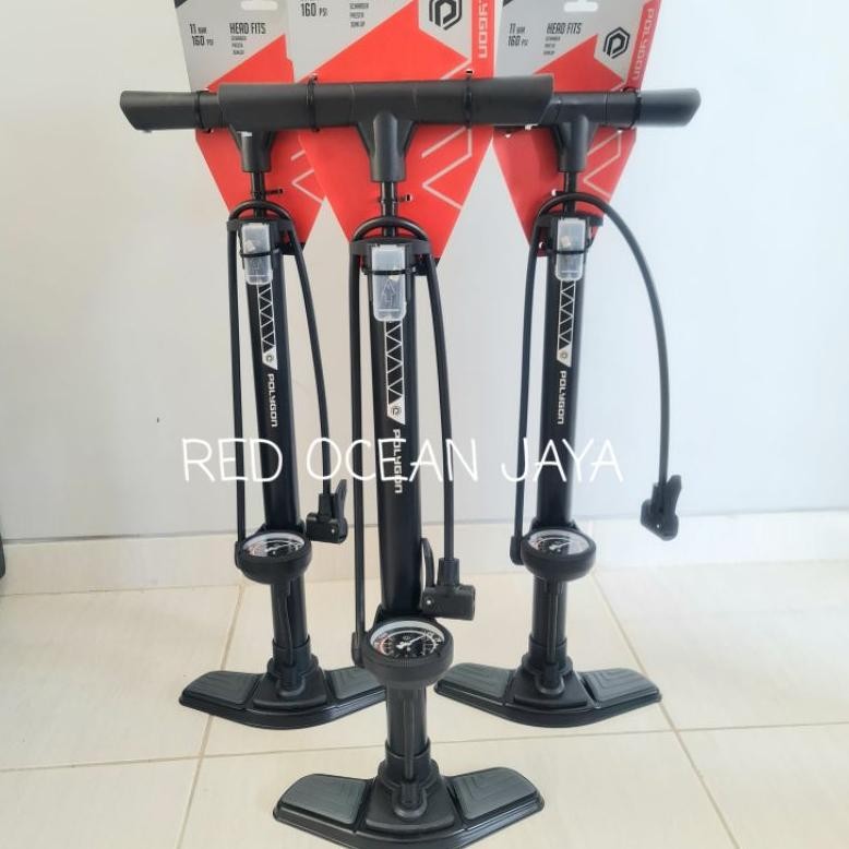 Floor pump polygon pompa sepeda  polygon sepeda motor pompa lamtai stx atau slx ALX ROAD BIKE MtB av