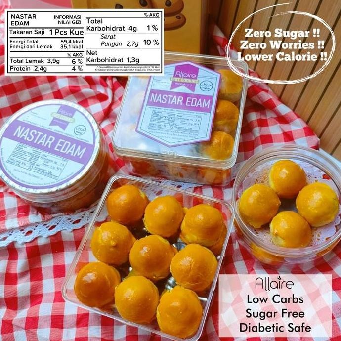 

Nastar Kering Keto Lowcarb Sugar Free Aman untuk Diabetes 250gr Stok Terbatas