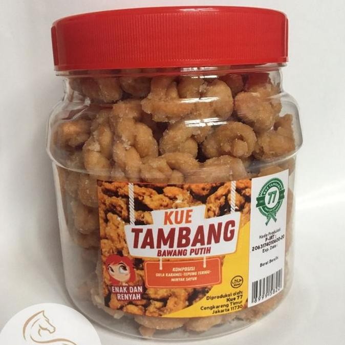 

Kue Tambang Bawang Putih 500gr - Toples Kue Kering Imlek Gurih Stok Terbatas