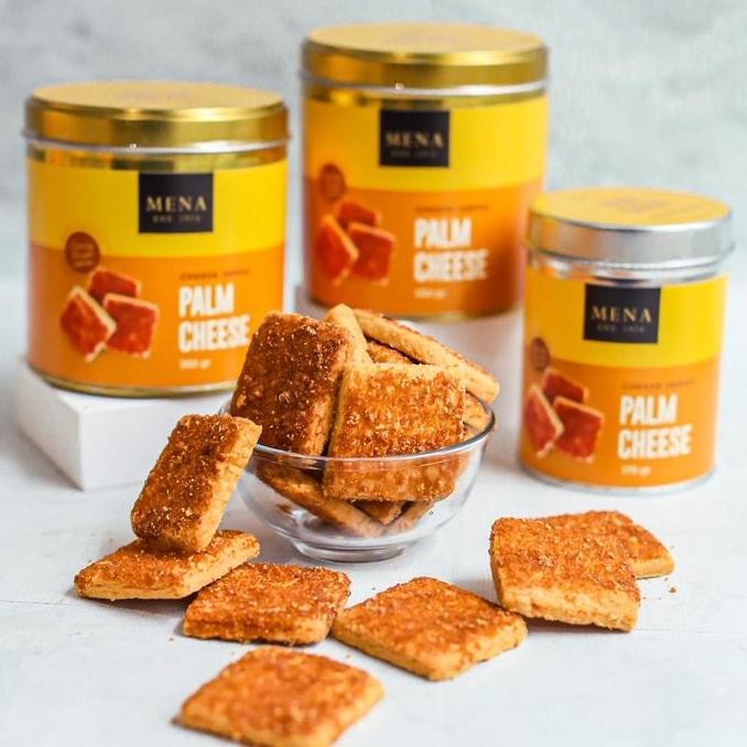 

Mena Cookies Cheese Series - Kue Kering Keju Premium Box Eksklusif Stok Terbatas