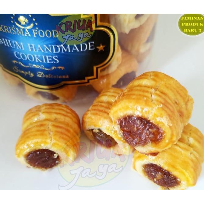 

Nastar Gulung Klasik Krisma Food - Handmade Premium Isi Nanas Asli Stok Terbatas