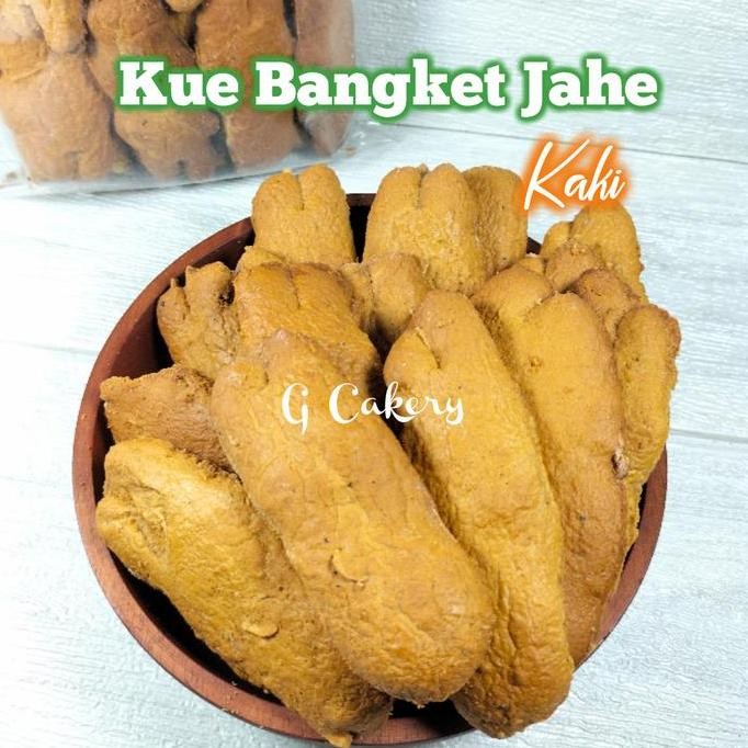 

Bangket Jahe Kering Kaki - Kue Kering Tradisional Pedas Hangat Stok Terbatas
