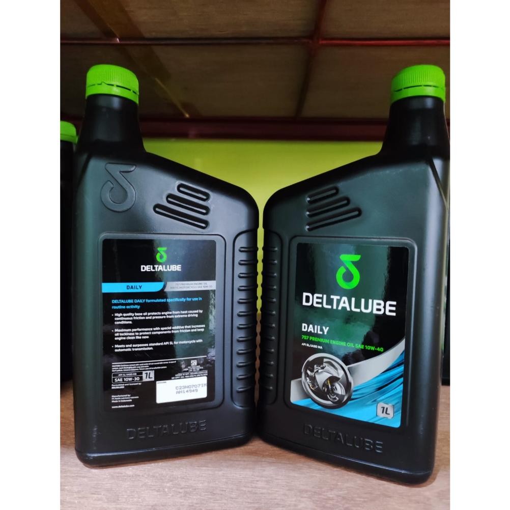 Oli Deltalube Daily 10w-40 / Oli Motor Manual / Motor Bebek / 0.8lt & 1lt
