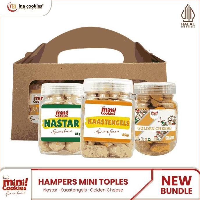 

3 Toples Mini Cookies + Free Hampers Lebaran Stok Terbatas
