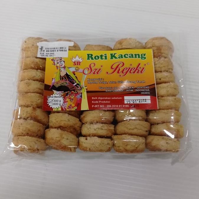 

Kue Kering Kacang Sri Rejeki 300gr - Kue Kacang Toples Stok Terbatas