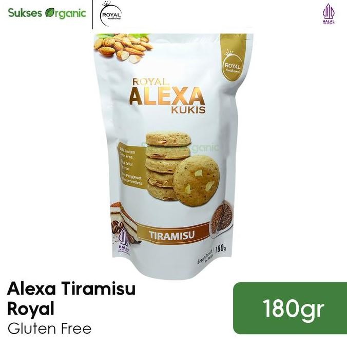 

Alexa Cookies Almond Tiramisu 180gr - Gluten Free Kukis Premium Stok Terbatas