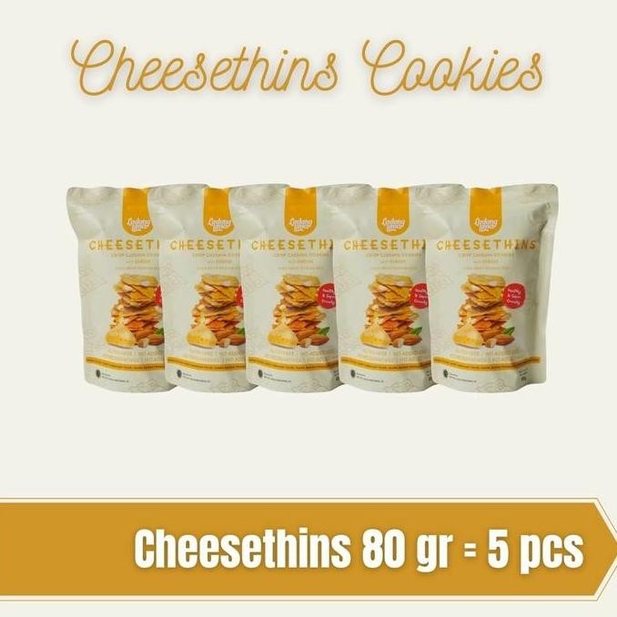 

Cheesethin Cookies Ladang Lima - Paket 5 pcs Kukis Keju Gluten Free Stok Terbatas