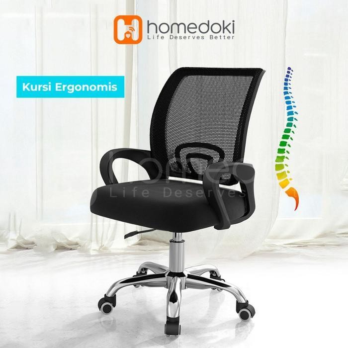 UP Homedoki Kursi Kantor / Kursi Gaming / Kursi Putar / Kursi Kerja