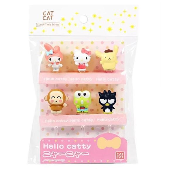 Rare Cute Bento Food Picks Sanrio Hello Kitty & Friends Tusukan Pick
