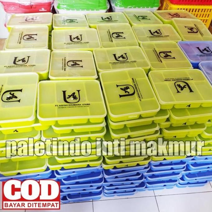 Kotak Makan 6 Sekat/ Kotak Catering Harper