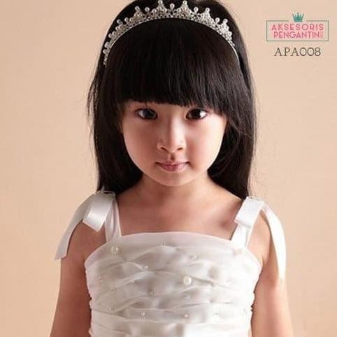 Mahkota Bando Pesta Anak L Aksesoris Tiara Rambut Pesta Anak - Apa 008