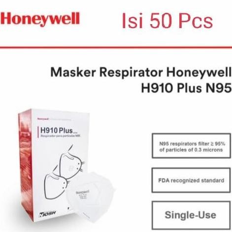 Masker Honeywell H910 Plus Masker N95 Respirator 1Box Isi 50Pcs Masker Co