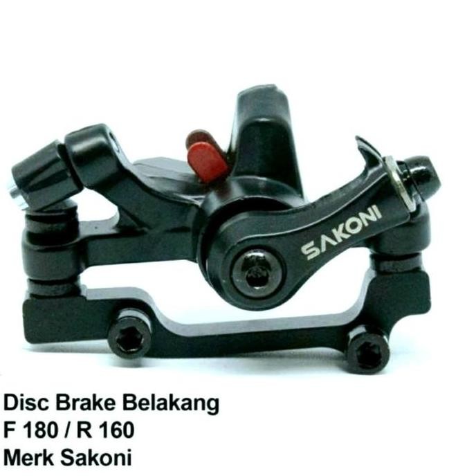 KALIPER CAKRAM SAKONI DEPAN / BELAKANG SEPASANG DISC BRAKE REM SEPEDA MTB LIPAT FEDERAL