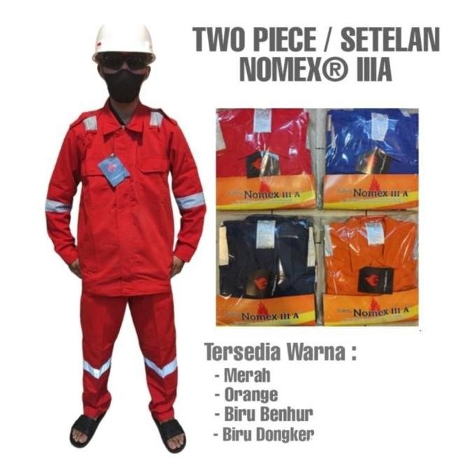 Setelan Nomex Iiia / Two Piece Nomex Iiia Original Safety Nomex Co