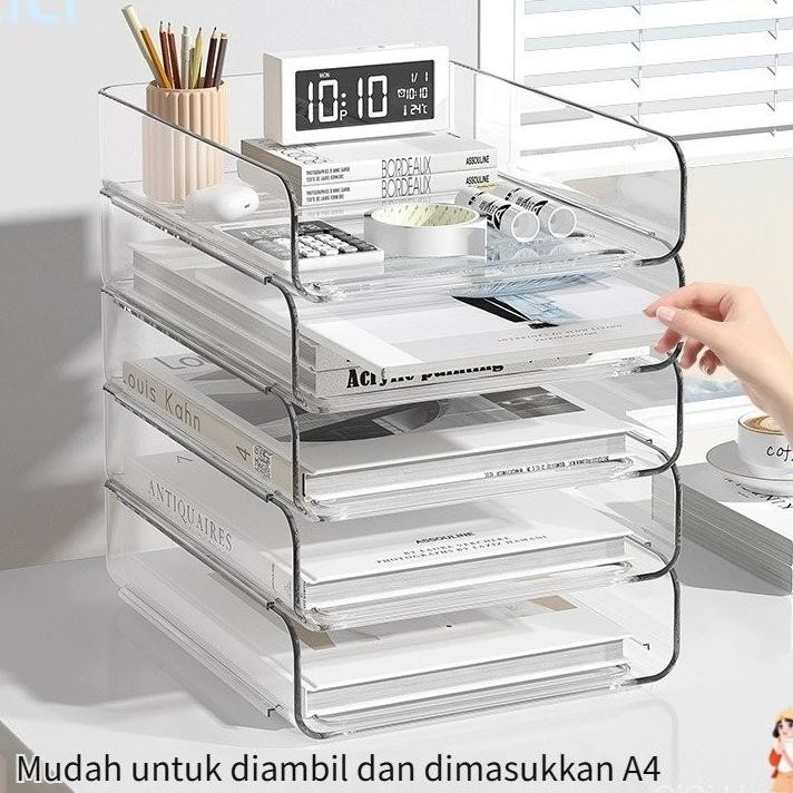 

Rak Dokumen Rak Kertas Stationary Rak Susun Rak Meja Staable