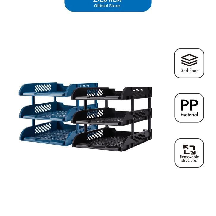 

Bms I Bantex File Tray Rak File Susun Letter Tray Bahan Pp 3 Susun Bj7633