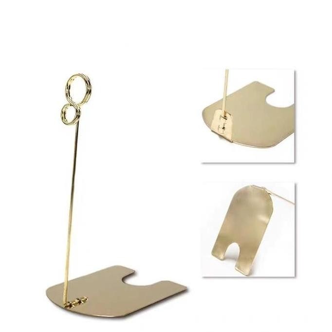 

5Pcs Table Menu Stand 20Cm Stand Card Holder Tiang Nomer Meja