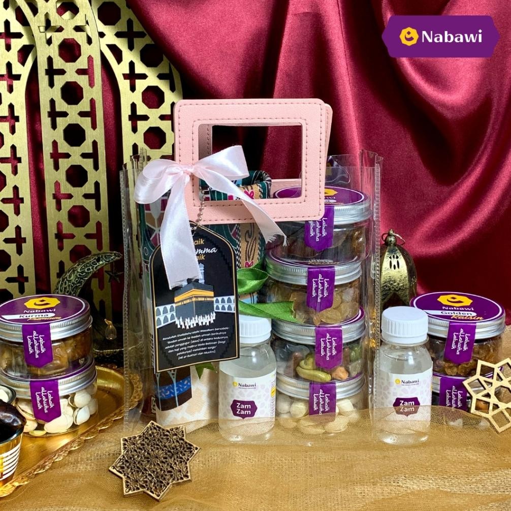 

Hampers Al Khansa Paket Makanan Khas Arab Kacang Kurma Kismis Air Zamzam Oleh-Oleh Haji Dan Umroh