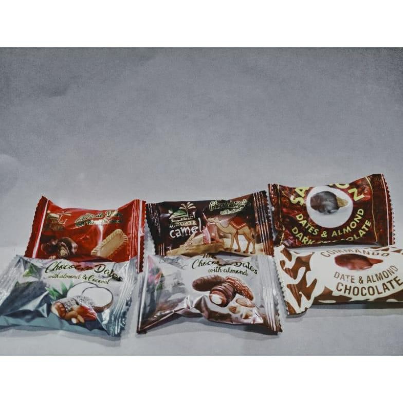 

Coklat Kurma Mix 1Kg//Coklat Almond/Coklat Oleh Oleh Haji Dan Umroh