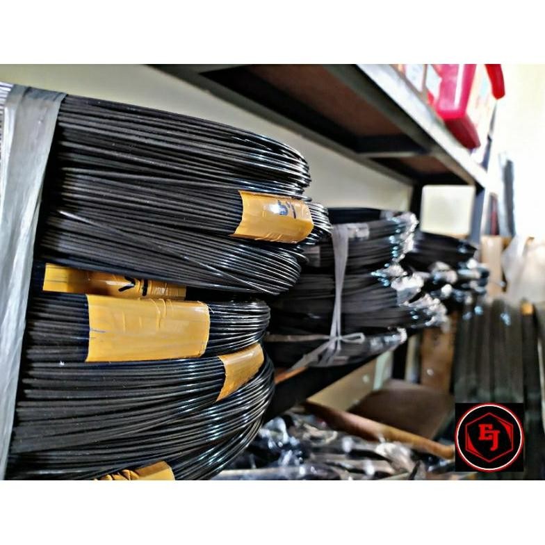 RUJI FIBER HITAM 1MM 1.3MM 1.5MM 1.8MM 2MM RUJI SANGKAR BURUNG KWALITAS MURAH