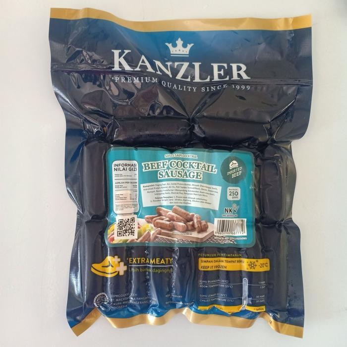 

Rps Kanzler Beef Cocktail Sausage 250 Gram