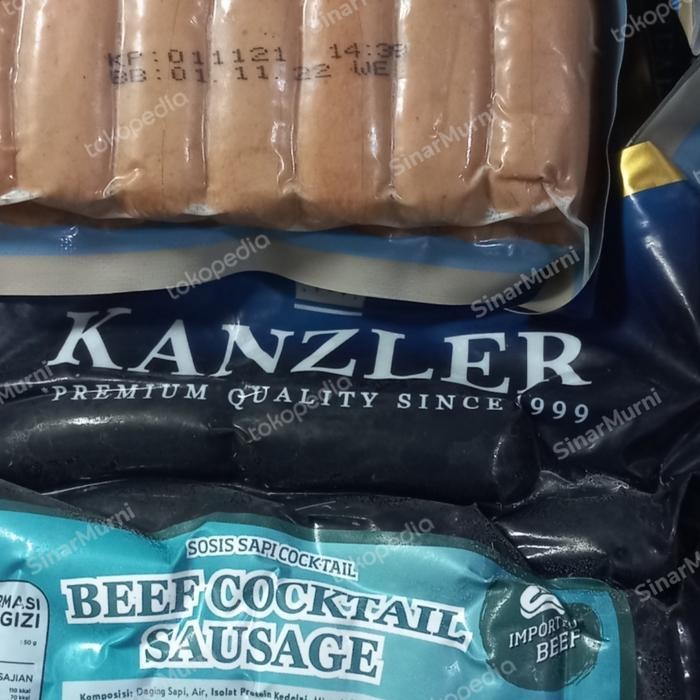 Rps Sosis Sapi Kanzler Sosis Kanzler Sosis Beef Cocktail Kanzler 250G
