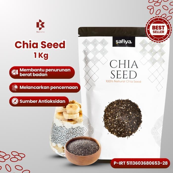 

Rps Chia Seed Origanik 1 Kg Chiaseed Safiya Original
