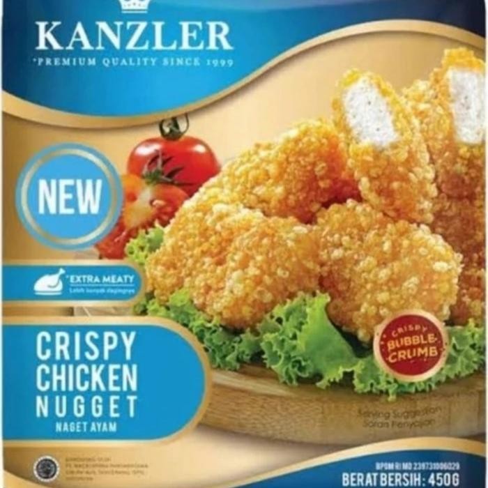 

Rps Kanzler Crispy Chicken Nugget Ayam Renyah 450 Gram