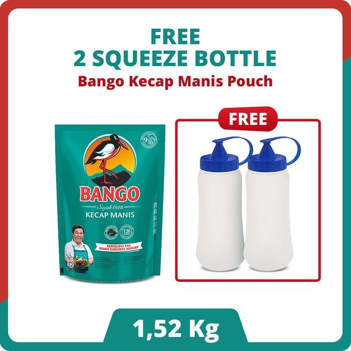 

Rps [Free 2 Squeeze Bottle] Buy 1 Bango Kecap Manis Pouch 1.52Kg