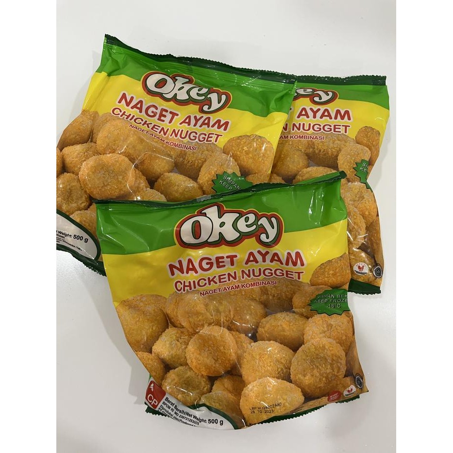 

Ff Okey Chicken Nugget 500Gr Naget Ayam Frozen Food Murah